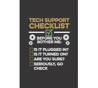 The Tech Support Checklist Notebook