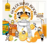 THE TEENY-TINY TEAM-Kitchen Mission: Tiny Helpers in the Kitchen: Join the Colouring Adventure with Songs, Animation & Loads of Fun - More Than Just a Colouring Book!