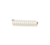 The Telephone Line Hair Coil Is Woven With A Highly Elastic Hair Band(White)