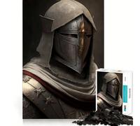 The Templar Knight Jigsaws 1000 Pieces for Adults Brain Challenge Toy Peaceful Time Clear Cut Art Collectible (50x75cm)