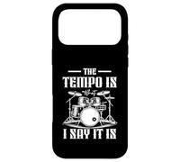 The Tempo Is What I m Say It Is Drummer Music Instrument Case for iPhone 17 Pro Max