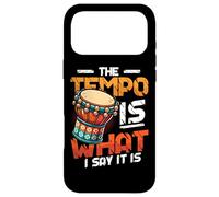 The Tempo Is What I Say It Is Djembe Player Case for iPhone 17 Pro Max