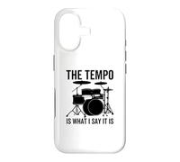 The Tempo Is What I Say It Is Funny Drummer Drum Drums Case for iPhone 17