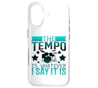 The Tempo is Whatever I Say It Is Funny Drummer Case for iPhone 17
