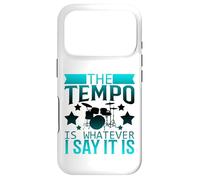 The Tempo is Whatever I Say It Is Funny Drummer Case for iPhone 17 Pro