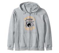The Tempo Is Whatever I Say It Retro Drum Set Drummers Zip Hoodie