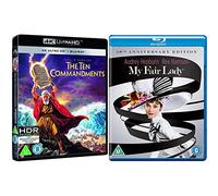 The Ten Commandments (1956) 4k Ultra-HD [Blu-ray] [2021] [Region A & B & C] & My Fair Lady: 50th Anniversary Restoration [Blu-ray] [1964] [Region Free]