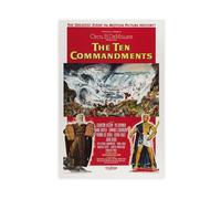 The Ten Commandments 1956 Canvas Poster Bedroom Decor Landscape Office Room Decor Gift 08x12inch(20x30cm)