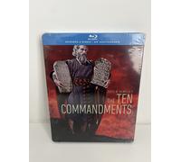 The Ten Commandments 65th Anniversary Steelbook Blu-ray Italian NEW SEALED