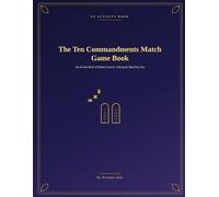The Ten Commandments Match Game Book: An Activity Book of Simple Lessons, Tracing & Matching Fun