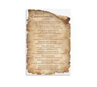 The Ten Commandments, ...redefined, 10 Commandments Art, Commandments Print, The 10 Commandments, Religion, Moses,Humorous Print,Adult Humor Vintage Wall Decoration Famous Oil Paintings for Living Roo