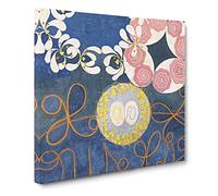 The Ten Largest No.1 by Hilma af Klint Canvas Print | Gallery Wrapped 30mm Frame Wall Art | 20x20 inches | Ready to Hang | Classic Picture | Living Room Bedroom Lounge Office