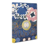 The Ten Largest No.1 By Hilma Af Klint Canvas Print | Gallery Wrapped 30mm Frame Wall Art | 30x20 inches | Ready to Hang | Classic Picture | Living Room Bedroom Lounge Office