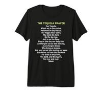 The Tequila Prayer - Funny Agave & Lime Drinking Parody Premium T-Shirt