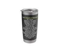 The Tequila Prayer - Funny Agave & Lime Drinking Parody Stainless Steel Insulated Tumbler