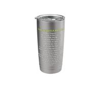 The Tequila Prayer - Funny Agave & Lime Drinking Parody Stainless Steel Insulated Tumbler