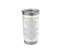 The Tequila Prayer - Funny Agave & Lime Drinking Parody Stainless Steel Insulated Tumbler