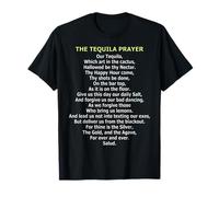 The Tequila Prayer - Funny Agave & Lime Drinking Parody T-Shirt