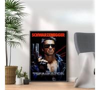 The Terminator, 80s Movie Print Vintage Nostalgic Film Poster, A4 and A3 Size Frame Options, Great Home, Pub, Café, Bar Decoration Wall Art Print, House gift for movie lovers (A3 Print Only)
