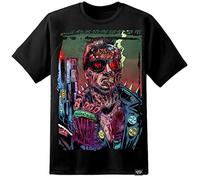 The Terminator Arnie Cybernosferatu Artwork Mens T Shirt Skynet Cyberdyne Systems (M, Black)