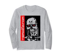The Terminator High Contrast Endoskeleton Robot Action Movie Long Sleeve T-Shirt