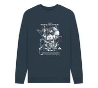 The Terminator Poster Navy Sweatshirt | Size: Large The Terminator Navy L