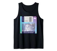 The Terminator Sarah Connor Retro Floppy Disk Tank Top