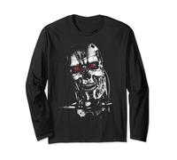 The Terminator T-800 Head Red-Eyed Machine Sci-Fi Gamer Long Sleeve T-Shirt