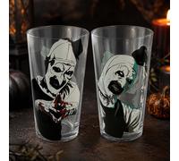 The Terrifier Art Clown Pack of 2 Glasses