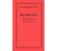 The Testament of Cresseid (Cambridge Plain Texts)