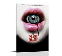 The Theatre Bizarre Poster Canvas Wall Art Aesthetic Cover Poster Modern Art Painting for Living Room 16x24inch(40x60cm) Frame-style
