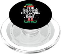 The Therapeutic Staff Support Elf Funny Christmas Matching PopSockets PopGrip for MagSafe