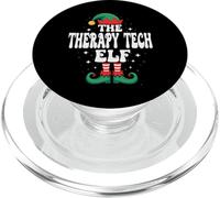 The Therapy Tech Elf Funny Christmas Matching Family PopSockets PopGrip for MagSafe