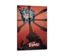 The Thing 1982 Classic Movie Illustration Poster Canvas Wall Poster Decoration Painting Art Bedroom Living Room Office Painting Modern Home Decoration Wall Art Picture Print 24 x 36 inches (60 x 90 cm