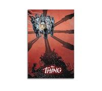 The Thing 1982 Classic Movie Illustration Poster Canvas Wall Poster Decoration Painting Art Bedroom Living Room Office Painting Modern Home Decoration Wall Art Picture Print 24 x 36 inches (60 x 90 cm