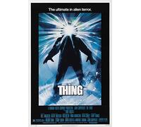 The Thing 1982 Cult Vintage Horror Film Movie Poster Print John Carpenter (A4 Framed - White Frame)