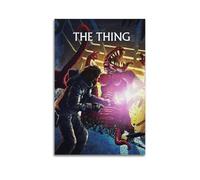 The Thing 1982 Movie Illustration Poster Canvas Wall Poster Decoration Painting Art Bedroom Living Room Office Painting Modern Home Decoration Wall Art Picture Print 16 x 24 inches (40 x 60 cm)