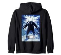 The Thing Glowing Silhouette Movie Poster Zip Hoodie