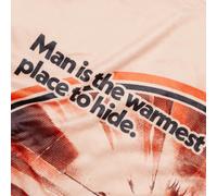 The Thing Man Is The Warmest Place To Hide Fleece Blanket - M