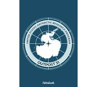 The Thing - Outpost 31 badge Notebook: Journal College Ruled Notebook | 120 Pages | 6 x 9 Size | Gift