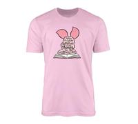 The Things That Make Me Different... T-Shirt Top Tee - World Book Day Reading Is Power Pig Piglet Cute Book Kids Novel Quote Read Books Gift Present (UK, Age, 9 Years, 11 Years, Light Pink)