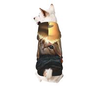 The Thinking Cat Dog Hoodie â€“ Soft & Breathable Polyester Pet Clothes for Small, Medium, and Large Dogs
