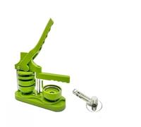 The Third-Generation NEW Upgrade 58mm Badge Button Maker Machine DIY Making Kit with 100Set Materials + 1xCircular Cutter(58mm Green Set)