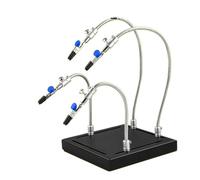 The Third Hand All-Metal Universal Soldering Table Auxiliary Fixture Soldering Iron Soldering Bracket Mobile Phone Motherboard Electronic Repair Tool(2longclaws+2shortclaws)