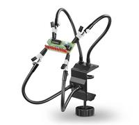 The Third Hand Four-Claw Crocodile Black Clip Welding Tool Electronic Digital Repair Workbench Desktop Clip PCB Soldering Table(SN4B-BK9black4clawclamptable)