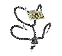 The Third Hand Helping Hands Third Hand Soldering Tool PCB Holder Vise Table Clamp Solder Stand for PCB Repair Jewelry Crafts (Color : Black Soldering Tool)