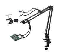 The Third Hand Hot Air Gun Fixed Bracket Air Gun Soldering Table Welding Shelf Mobile Phone PCB Computer Maintenance Tin Planting Table Auxiliary Rack(Longarm[330330])