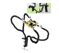 The Third Hand Multi Soldering Helping Hands Third Hand Tool with 4Pcs Flexible Arms Soldeirng Station Holder for PCB Welding Repair (Color : N-SS4-BK)