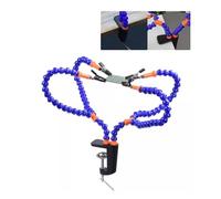 The Third Hand Multi Soldering Helping Hands Third Hand Tool with 4Pcs Flexible Arms Soldeirng Station Holder for PCB Welding Repair (Color : N-SS4-BE9)