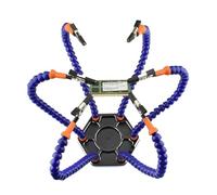 The Third Hand Multi Soldering Helping Hands Third Hand Tool with 6Pcs Flexible Arms for PCB Board Welding Assembly Repair Station (Color : HANTAI6)